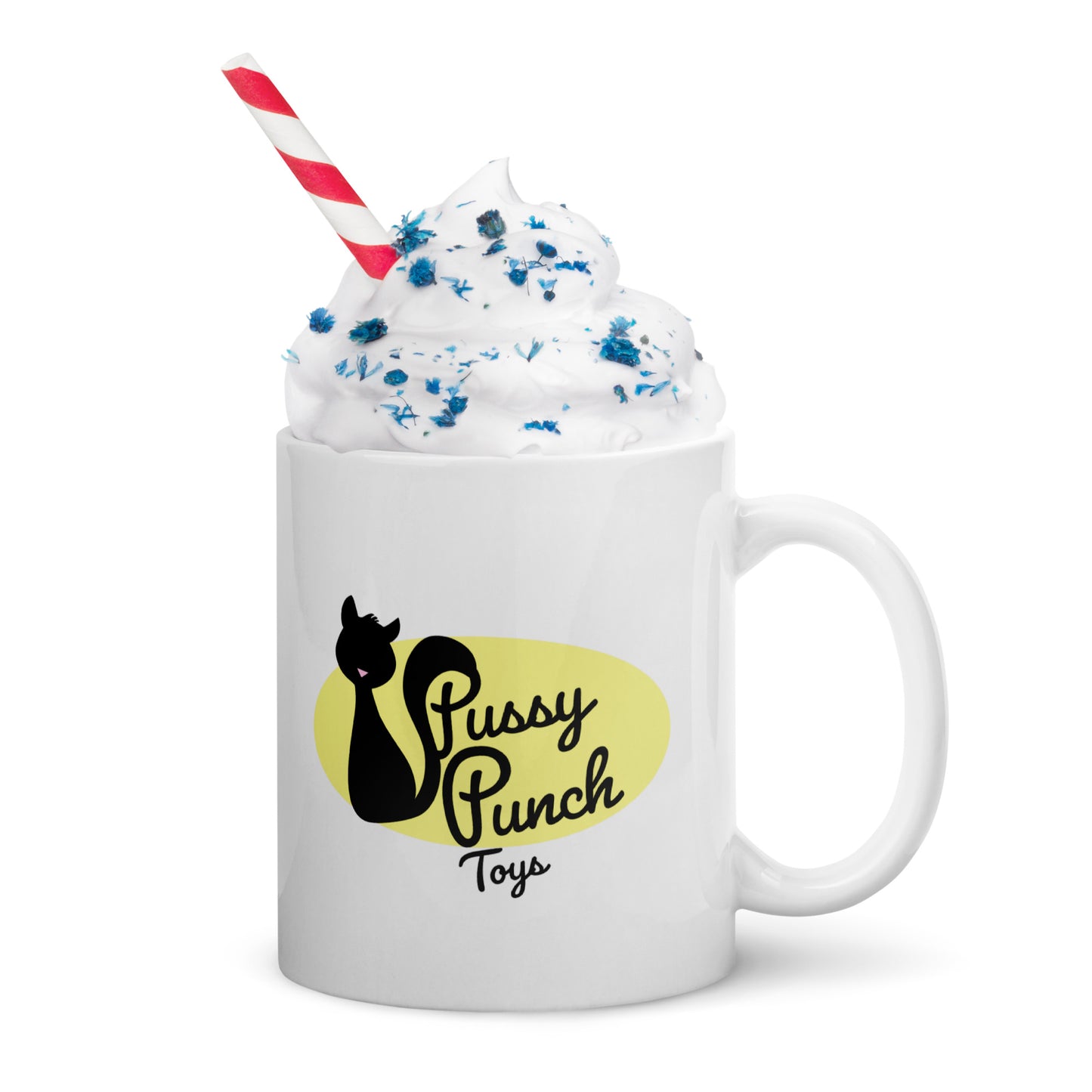 PPT White glossy mug