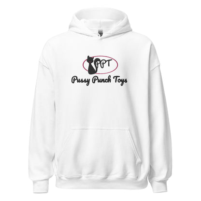 Pussy Punch Toys logo (Black) embroidered